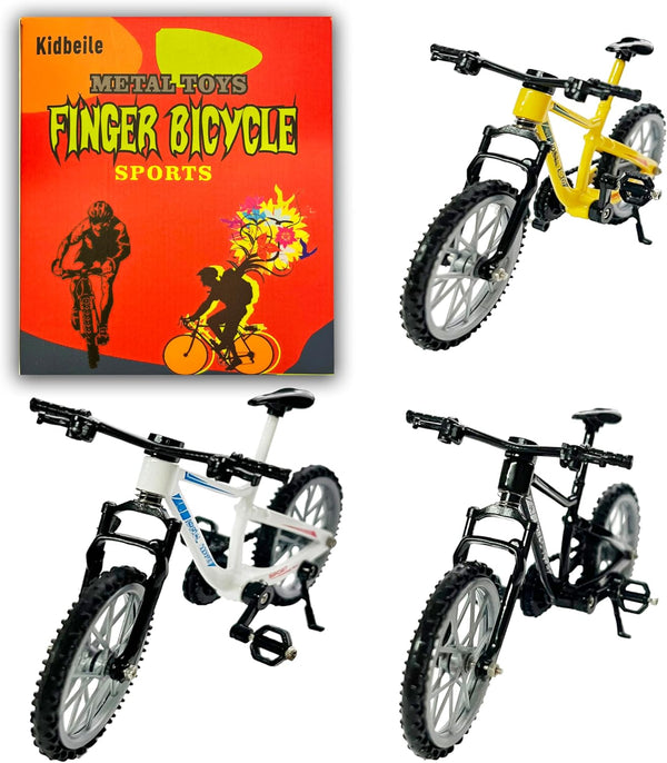 BMX Finger Bikes 3-Pack Metal Mini BMX Bicycle Toys for Collectors, Kids Toys for Creative Game Favors Gifts