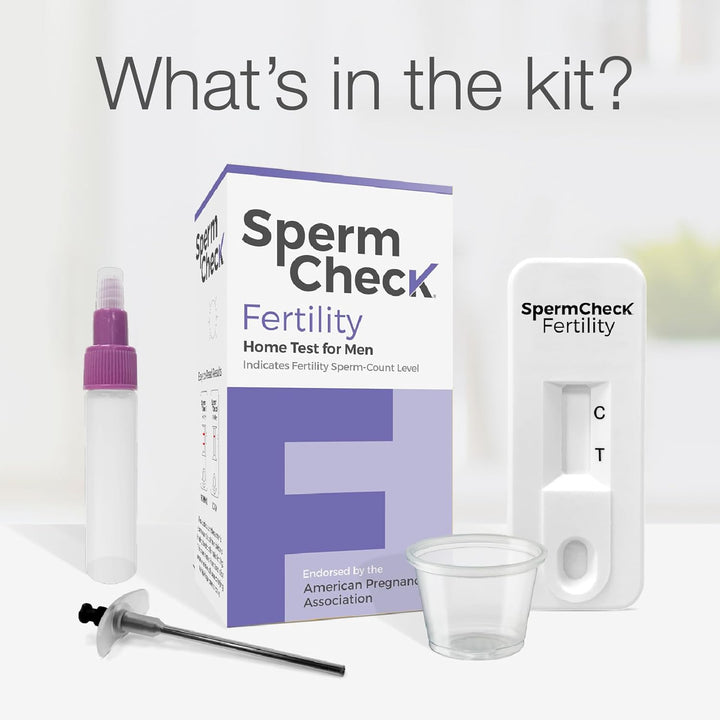 Fertility Sperm Count Test for Men, at Home Sperm Test, Easy to Read Results, over 98% Accurate