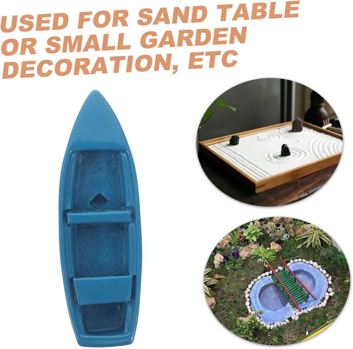 10Pcs Collectible Scale Mini Yacht Resin Model Boat for Decor Playset and Nautical Model for Home and Bath Display