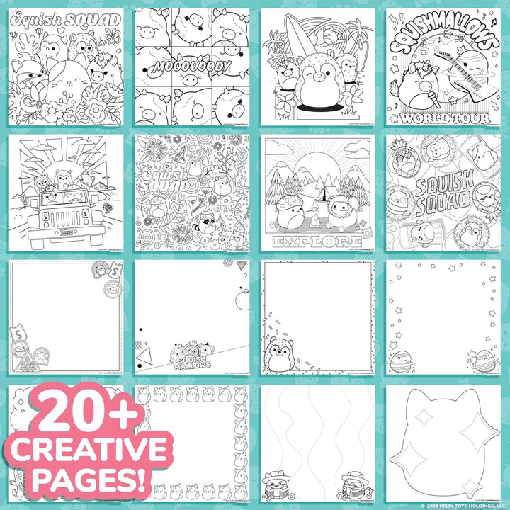 Original Sketchbook, over 20 Stationery Supplies, Features Scrapbook Stickers, Cam the Cat Fidget Toy, Drawing Paper, Great Kids Craft, Coloring Books for Kids Ages 4-8