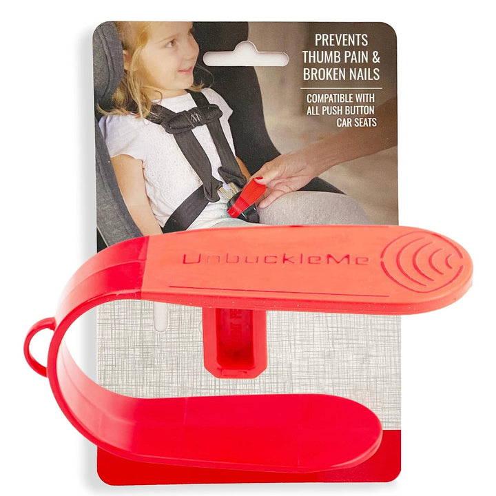 Car Seat Buckle Release Tool - Easy Opener Aid for Arthritis, Long Nails, Older Kids - Button Pusher for Infant, Toddler, Convertible 5 Pt Harness Car Seats - as Seen on Shark Tank (Aqua)
