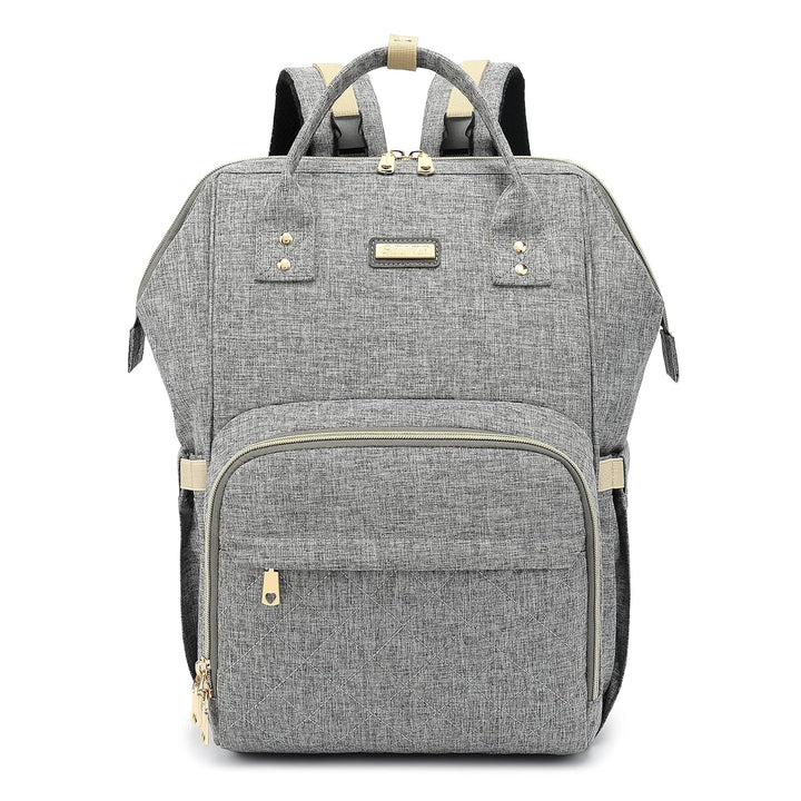 Diaper Bag Backpack for Women, Baby Bags for Girls,Diaper Bag with Changing Pad, and Insulated Pockets (Dark Grey +Light Grey)