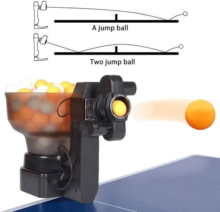 Ping Pong Robot Machine with 36 Different Spin Balls Table Tennis Robots Automatic Ball Machine for Training