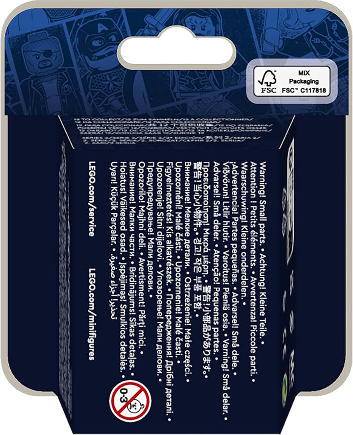 71039 Marvel Series 2 Mini Figures, 1 of 12 Iconic Disney+ Characters to Collect in Each Bag, Includes Wolverine, Hawkeye, She-Hulk, Echo and More (1 Piece, Style Sent Randomly)