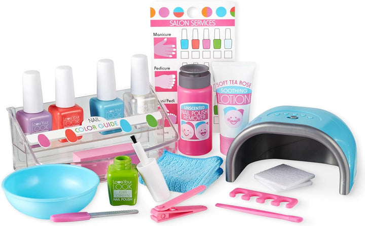 Love Your Look Pretend Makeup Kit Play Set – 16 Pieces for Mess-Free Pretend Makeup Play (Does NOT Contain Real Cosmetics)