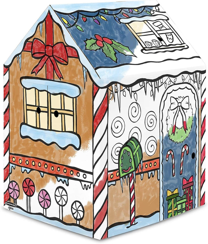 at Play Color in Treats N' Eats Playhouse, Cardboard Playhouse and Life Size Craft Activity for Kids and Families