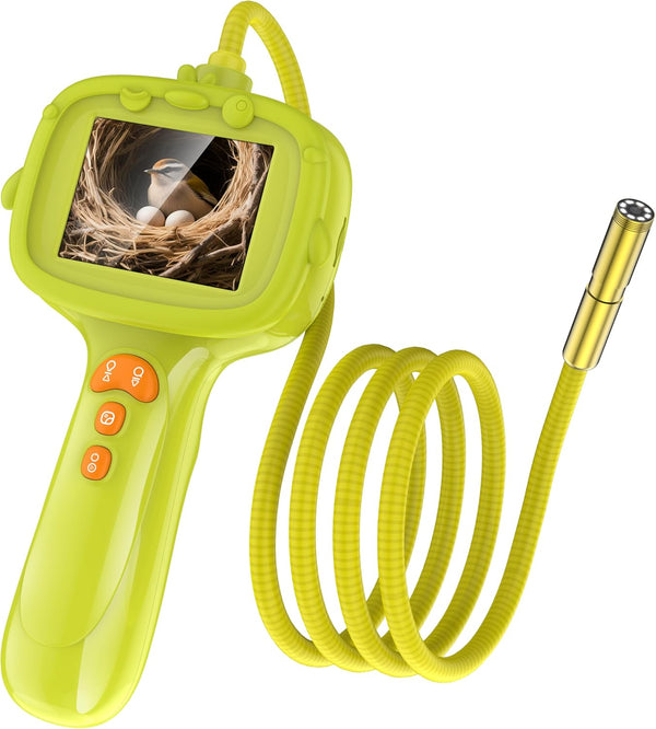Kids Endoscope with Light, Unique Borescope Snake Camera, Educational Science Stem Toys for Christmas Birthday Gifts for 3 4 5 6 7 8 9 10-Year-Old Boys Girls