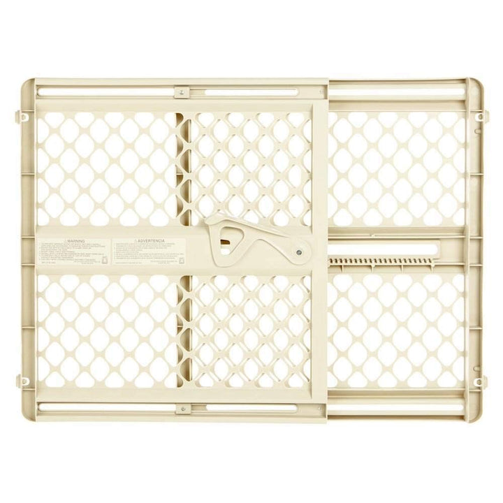 - Supergate Ergo Baby Gate: Plastic Baby Gate for Stairs & Doorways - Adjustable Indoor Safety Gate - Made in USA - 26 to 42 Inches Wide - 26 Inches Tall - Sand