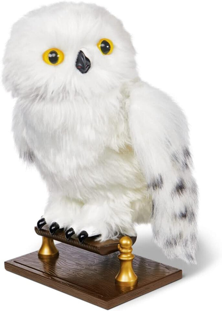 Harry Potter, Enchanting Hedwig Interactive Owl with over 15 Sounds and Movements and Hogwarts Envelope, Kids Toys for Ages 5 and Up