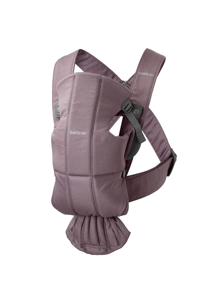 Baby Carrier Mini, 3D Jersey, Light Beige | Newborn Carrier (7-25 Lbs), Ergonomic, Easy-To-Use