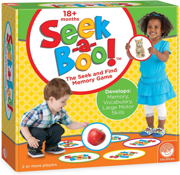 Seek-A-Boo Seek and Find Memory Game and Toddler Flash Cards Matching Game