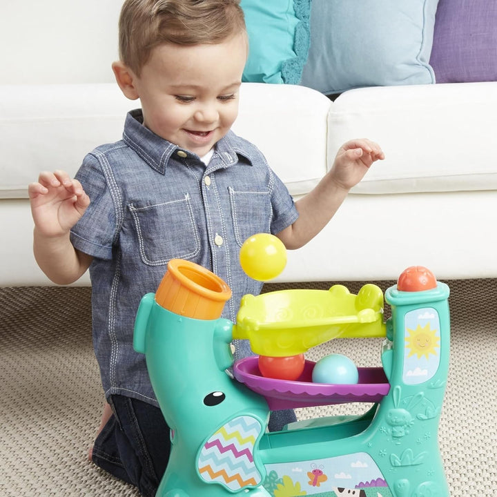 Chase 'N Go Ball Popper Toy for Active Babies and Toddlers with 4 Colorful Balls for Boys Girls and Kids Ages 9, 10, 11, 12 Months and Up