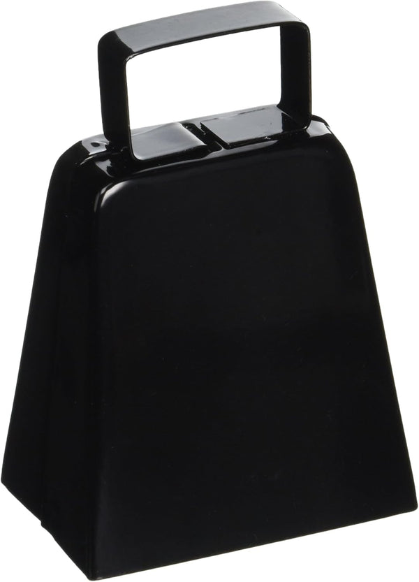 034689128359 Black Cowbell Noisemaker, One Size, Assorted