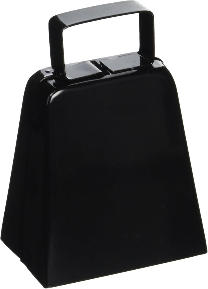 034689128359 Black Cowbell Noisemaker, One Size, Assorted