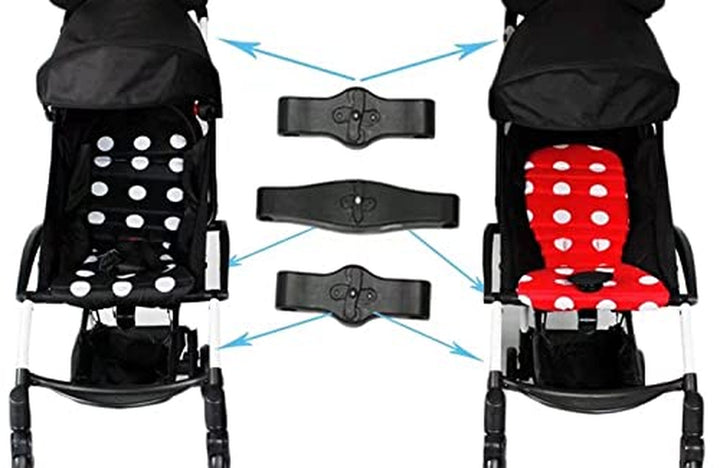 Baby Stroller Connectors for YOYO Strollers Pushchair 2In1 Twins Dual Stroller Connector Linker Aiqi/Yoga/Vovo/Yoya/Yuyu