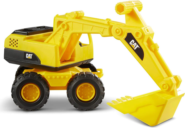 Construction Fleet 10” Excavator Toy – Heavy‑Duty Plastic, Working Boom & Bucket, Free‑Rolling Wheels, Indoor/Outdoor Sandbox Vehicle for Toddlers & Kids Ages 2 +