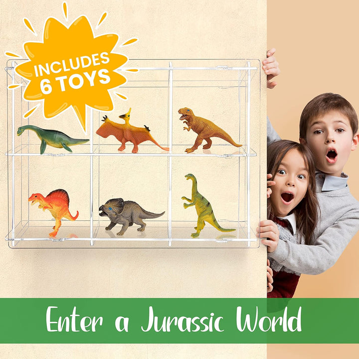 Dino Super Dome with Roar Button, Dinosaur Toys and LED Lights - Epic Dinosaur Tent for Kids Aged 3-12 Perfect for Indoor & Outdoor Adventures