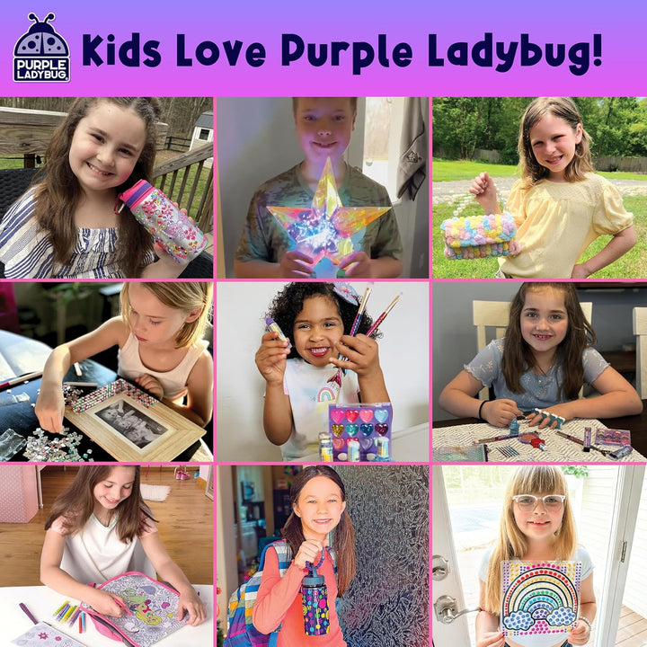 DIY Sparkly Jewelry Box Kit with Gems – Crafts for Girls 8-12, Birthday Gift Idea, Arts and Crafts for Kids 6-8, 8-12, Summer Activities, Fun Toys for Girls