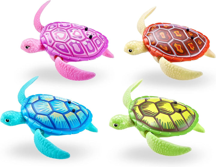 Robo Turtle Robotic Swimming Turtle (Green + Pink) by  Water Activated, Comes with Batteries, Exclusive (2 Pack)