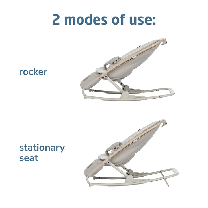 Kori 2-In-1 Baby Bouncer Seat for Infants, Baby Rocker Chair, Portable Baby Bouncer, Classic Oat