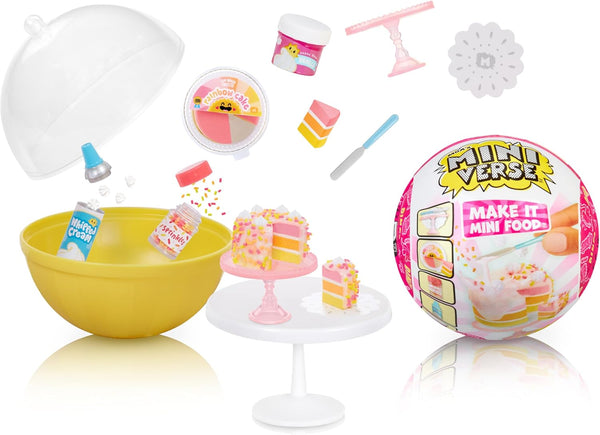 Make It Mini Food Diner Series 3 Mini Collectibles - , Blind Packaging, DIY, Resin Play, Replica Food, NOT Edible, Collectors, 8+