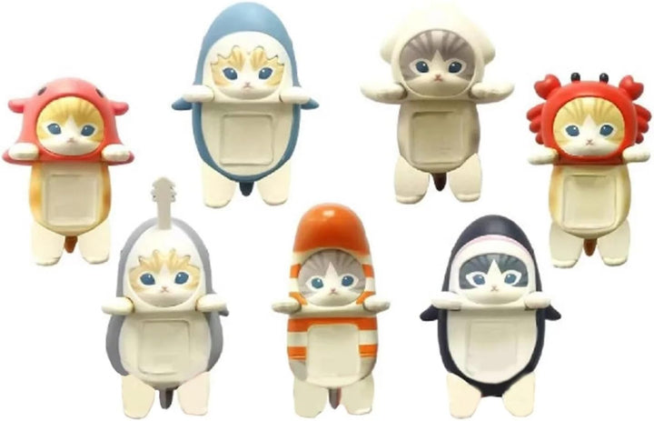 Cute Cat Series Decorative Accessories Figurines for Desk/Table/Phone, 1 PC Blind Sealed Selection NO Box
