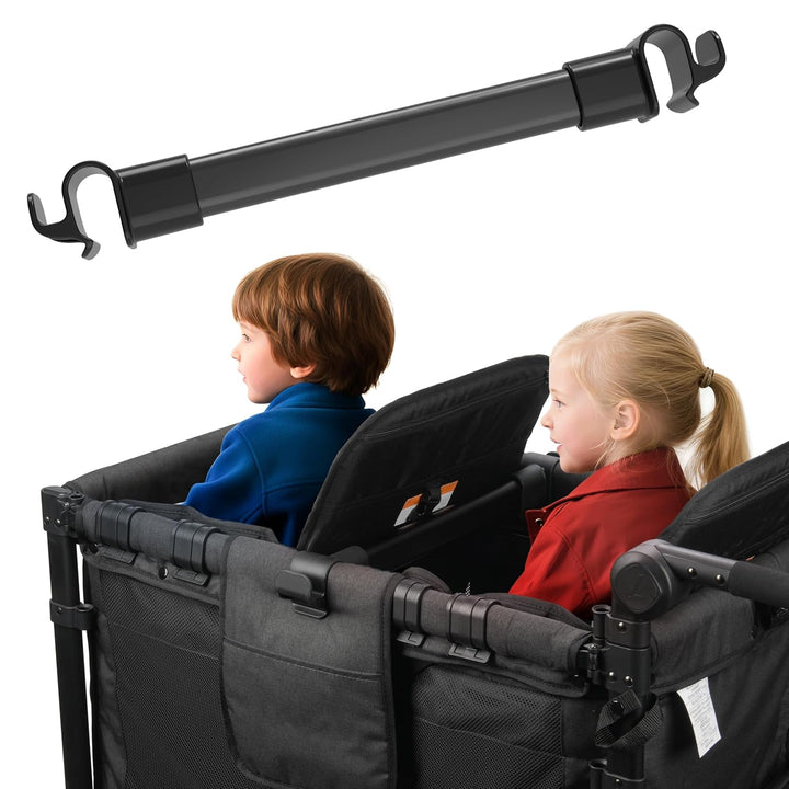 Forward-Facing Bus-Style Seating Upgrade Stroller Wagon Support Bar Compatible with Wonderfold W4 Elite/Luxe (4 Seater), Wonderfold Wagon W4 Accessories for Kids, Removable & Easy to Install.