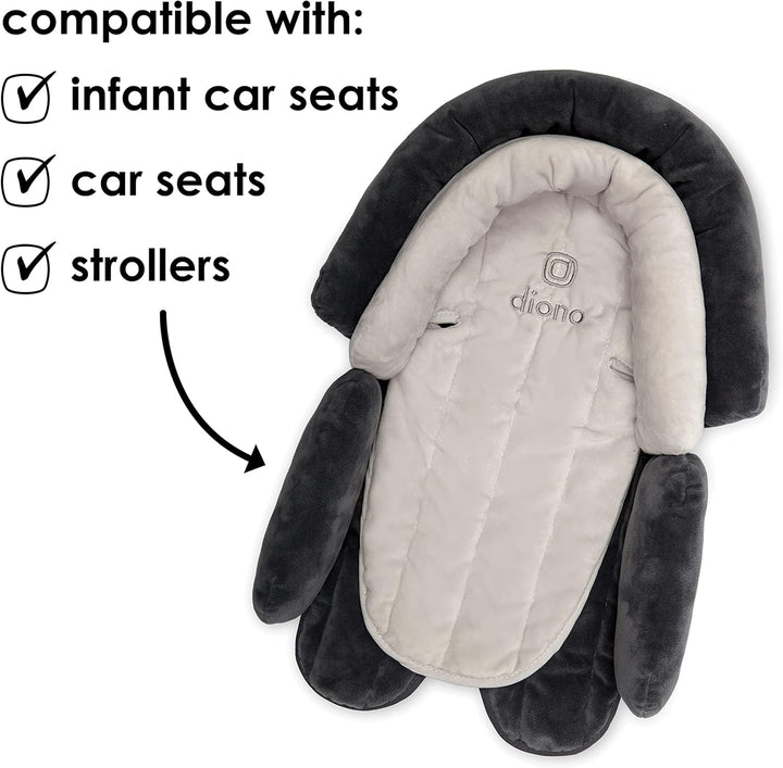 Cuddle Soft® 2-In-1 Head Support with Chest Pads - Gray/Arctic