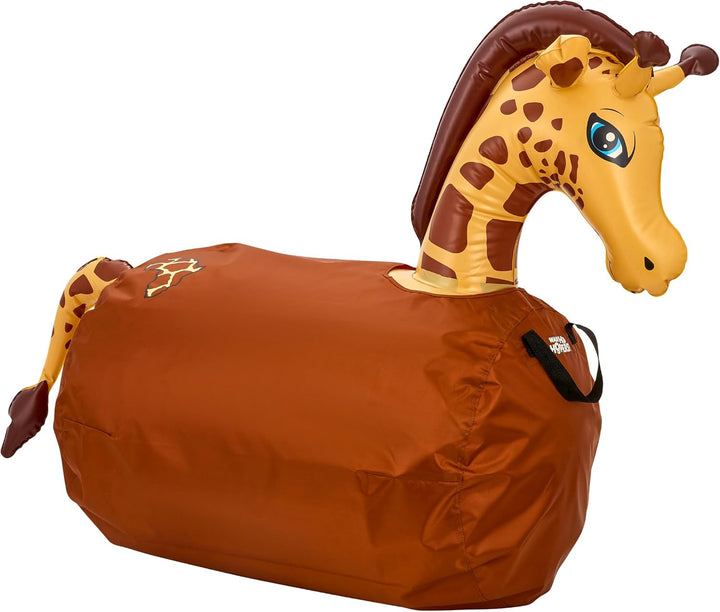 Hip Hoppers Bouncy Hopper Inflatable Hopping Animal Bouncer, Supports up to 250 Pounds, Ages 5 and up (Brown Bull)