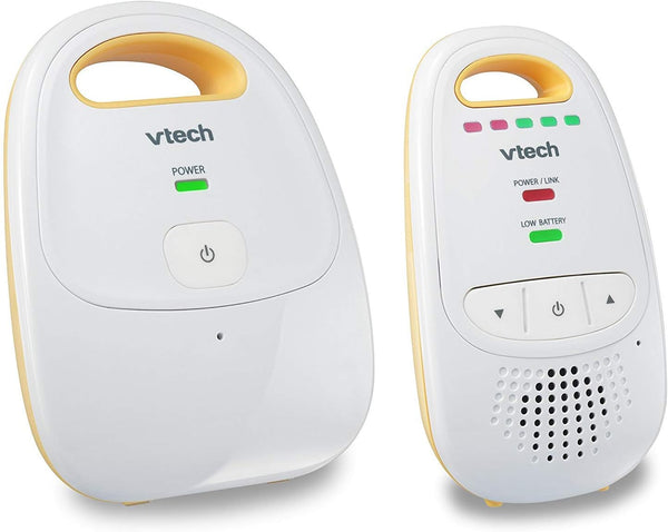 Upgraded Audio Baby Monitor with Rechargeable Battery, Long Range, and Crystal-Clear Sound
