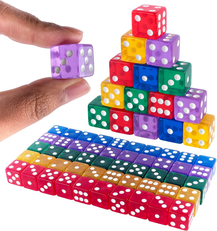 Standard 16Mm Dice (Multicolor 18Pc)