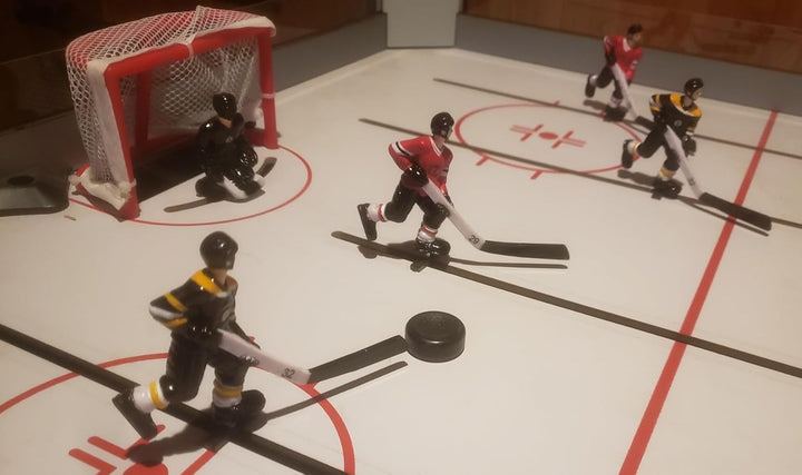 NHL Deluxe Rod Hockey Game - Boston Bruins Vs Chicago Blackhawks