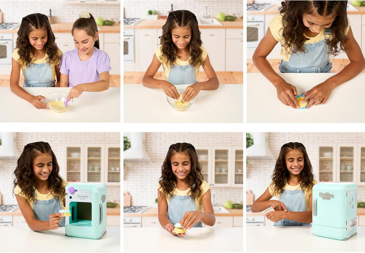 Freezy Cakez. Mix & Decorate Your Plush Best Friend! Place Your Cake Mix in the Freeze and Be Amazed When a Scented, Shivering, Interactive Plush Friend Comes Out. Styles May Vary