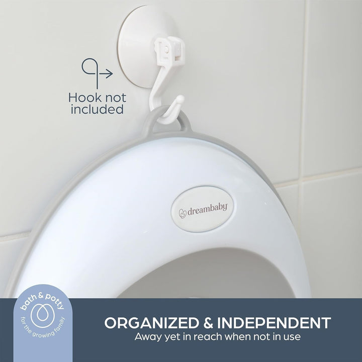 Non-Slip Potty Training Seat, Soft & Comfortable, Easy to Clean, Travel-Friendly, for Toddler Boys and Girls, Fits round & Oval Toilets