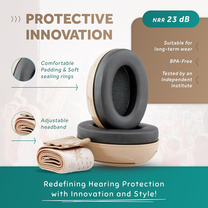 ® Mini+ Baby Ear Muffs – Infant Noise Cancelling Headphones, Toddler Ear Protection, Baby Headphones for Noise