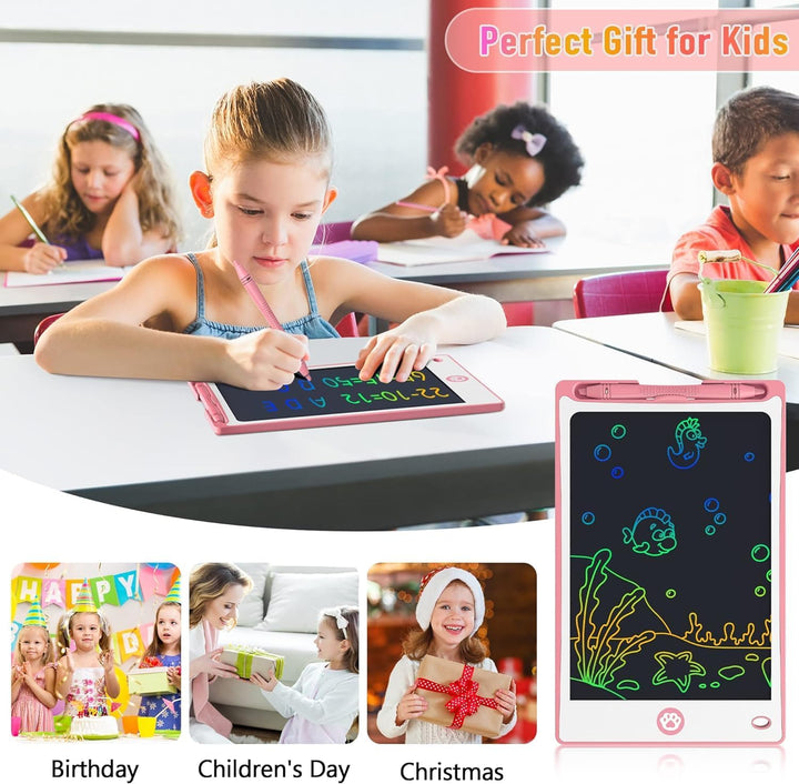 LCD Writing Tablet for Kids 8.8 Inch, Toys for Girls Boys Drawing Pad for 3 4 5 6 7 Year Old Kids Toys, Children’S Day Gift Toddler Doodle Board Travel Essentials, Birthday Gift for Children