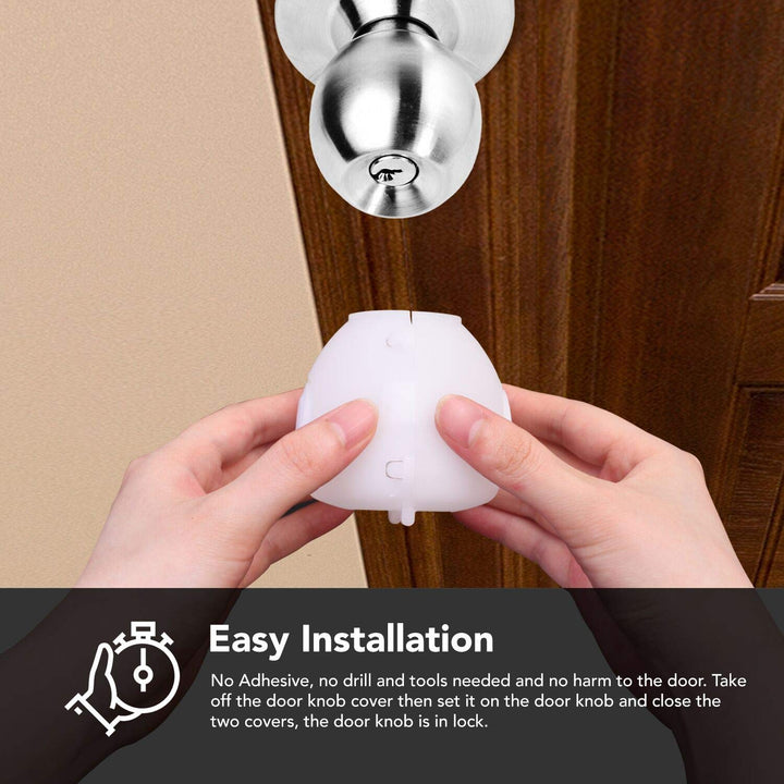 6 Pack Baby Safety Door Knob Covers Door Knob Locks