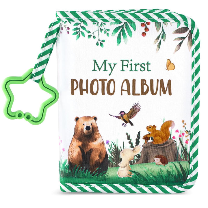 Baby'S My First Family Album Soft Photo Cloth Book Boho Rainbow My First Book of Photos Baby Memory Album Gift Holds 4X6 Pictures for Babies Newborn Toddler & Kids Baby Shower