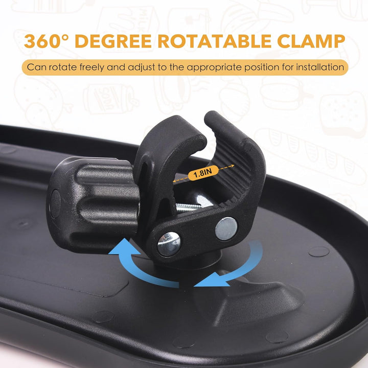 Snack Tray Compatible with Nuna,Snack Tray for Stroller Compatible with Nuna,3 in 1 Snack Tray Attachment Compatible with Nuna with Phone Holder and Cup Holder