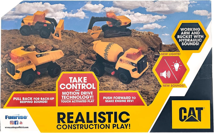 Construction Toys, 11.5" Power Haulers 2.0 Excavator, Lights and Sounds, Ages 3 and Up