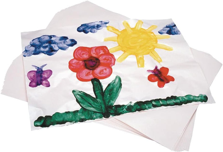 Art Paper, 9" X 12" Painting & Craft Paper, Finger Paints, Watercolor, Tempera, Drawing, Art Room & Homeschool Crafts 100 Sheets
