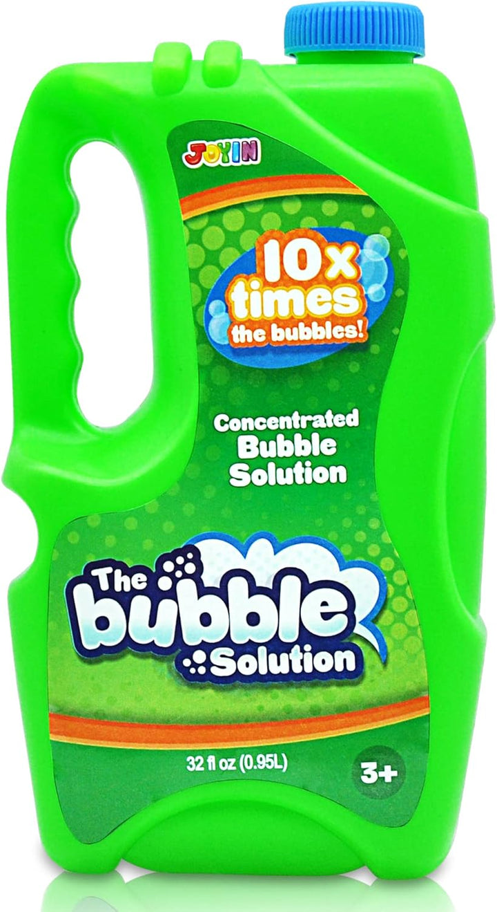 32 OZ Concentrated Bubble Solution (Close to 1L/ up to 2.5 Gallon Refills), Concentrated Solution Refills for Bubble Machine, Wands, Blower, Easter