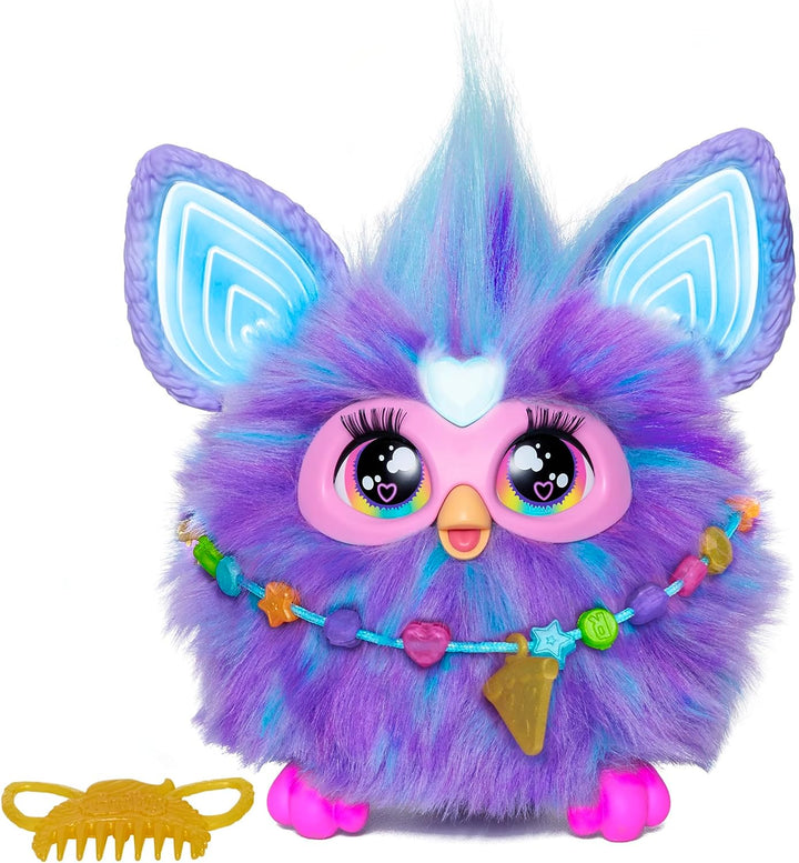Purple, 15 Fashion Accessories, Interactive Plush Toys for 6 Year Old Girls & Boys & Up, Voice Activated Animatronic