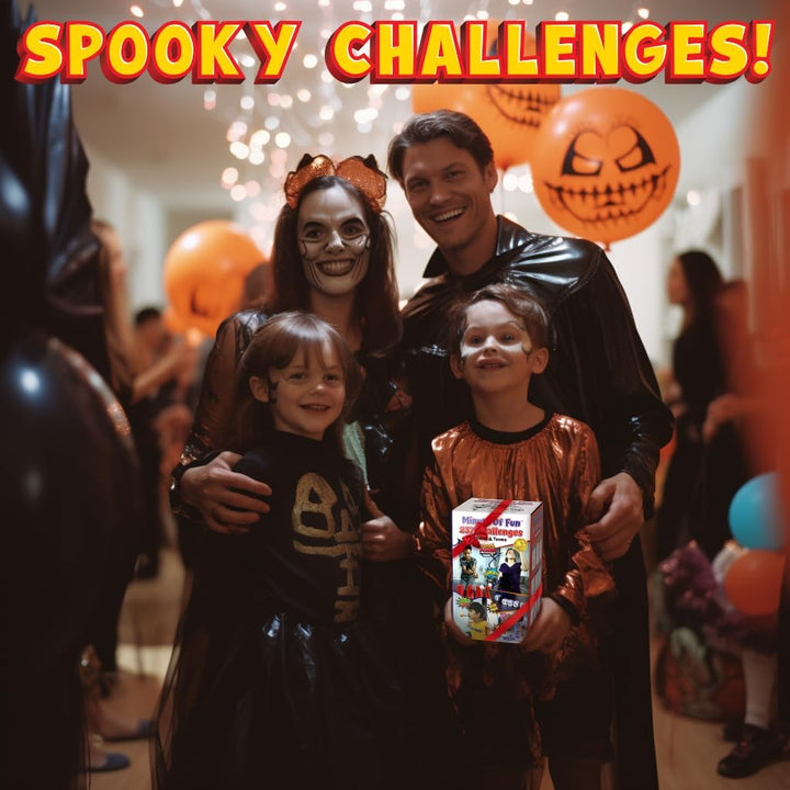 Minute of Fun Game - Minute to Win It Games for Kids, Adults, Teens, Families, Game Night, Gift for Home, Birthdays, or Travel. 2-12 Players! Original - 237 Challenges