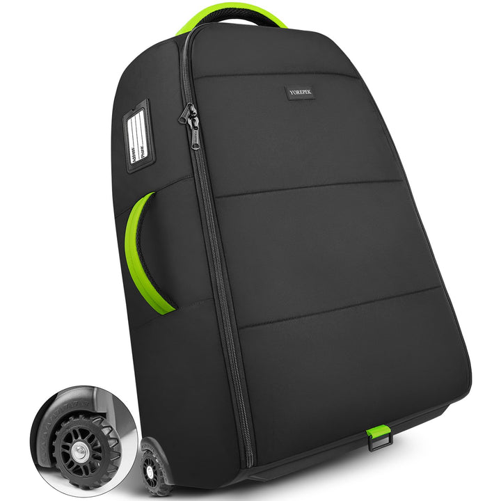 Padded Stroller Travel Bag with Wheels for Airplane Fit for Nuna Mixx Next, Triv Next and Triv Lx, Gate Check Stroller Bag with Inner Wheel Pocket, Stroller Cover for Airplane Travel