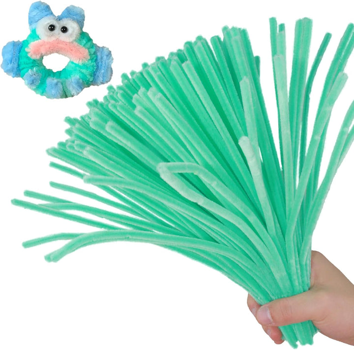 200PCS Pipe Cleaners with Instruction Manual 20 Colors Chenille Stems Bulk Art Craft Supplies Colorful Thick Fluffy Fuzzy Wire Sticks DIY Project for Kids Adults Back to School Supplies
