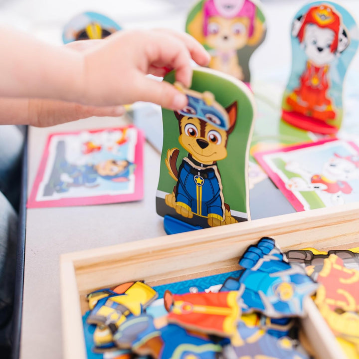 PAW Patrol Wooden Magnetic Pretend Play (64 Pieces)