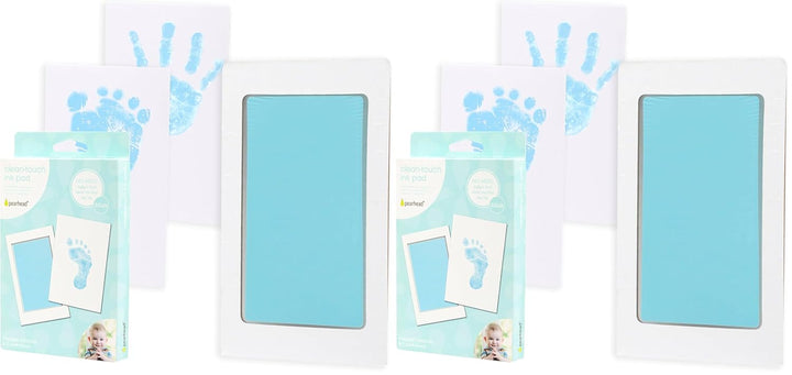 4-Pack Clean-Touch Ink Pad Kit, Mess-Free Inkless Hand and Footprint Kit, Baby Foot Printing Kit, Cat and Dog Paw Print Kit, Suitable for Babies and Pets