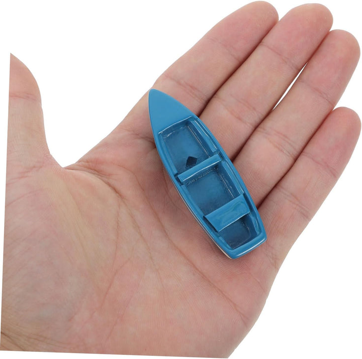 10Pcs Miniature Yacht Decor High Detail Boat for Fairy Garden Coastal Home Decor Accessories for Nautical Microlandscape Display