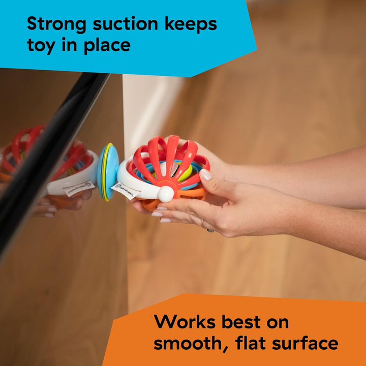 Sticky Spinner Bpa-Free Suction Cup High Chair Activity Toy and Tray Toy for Early Development, 3Mo+